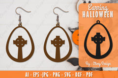 Earring Halloween Lasercut SVG Bundle 115 - CraftNest - Digital Crafting and Art