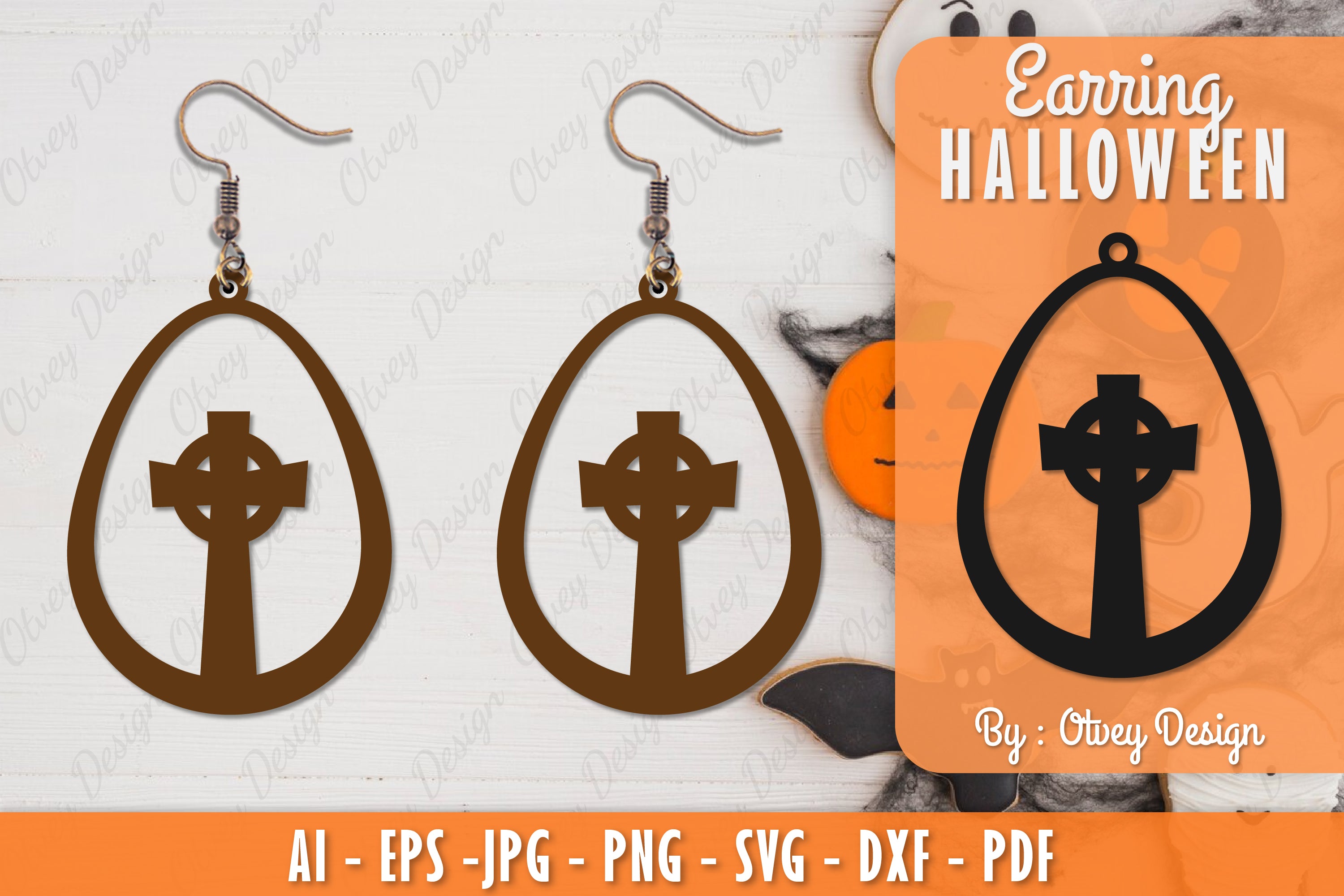 Earring Halloween Lasercut SVG Bundle 115 - CraftNest - Digital Crafting and Art