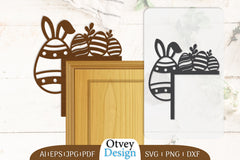 Door Corner Happy Easter Egg Lasercut SVG Bundle 7 - CraftNest - Digital Crafting and Art