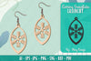 Snowflake Earring Lasercut SVG Bundle