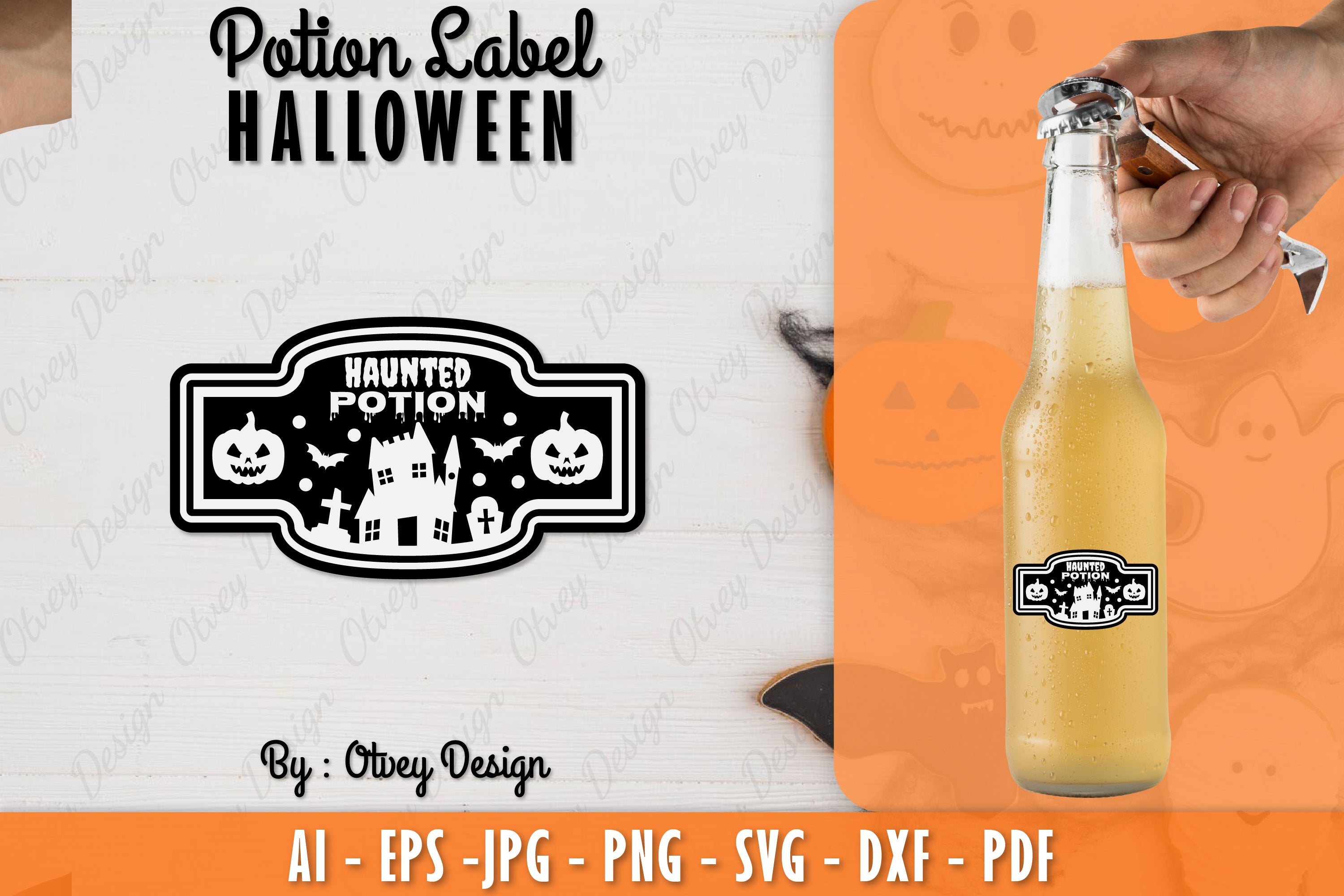 Halloween Potion Label SVG Bundle 39 - CraftNest - Digital Crafting and Art