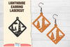 Lighthouse Earring Lasercut SVG Bundle