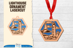 Lighthouse Lasercut Ornament SVG Bundle 47 - CraftNest - Digital Crafting and Art