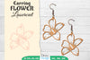 Earring Flower Lasercut SVG Bundle