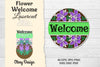 Flower Welcome Lasercut SVG Bundle