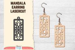 Earring Mandala Lasercut SVG Bundle 39 - CraftNest - Digital Crafting and Art