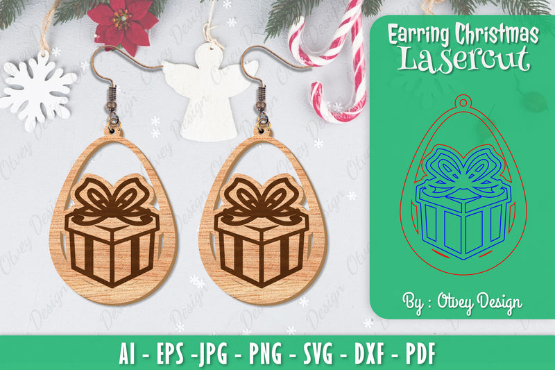 Christmas Earrings SVG Bundle 106 - CraftNest - Digital Crafting and Art