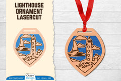 Lighthouse Lasercut Ornament SVG Bundle 85 - CraftNest - Digital Crafting and Art