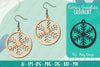 Snowflake Earring Lasercut SVG Bundle