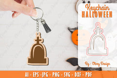 Keychain Halloween Lasercut SVG Bundle 29 - CraftNest - Digital Crafting and Art