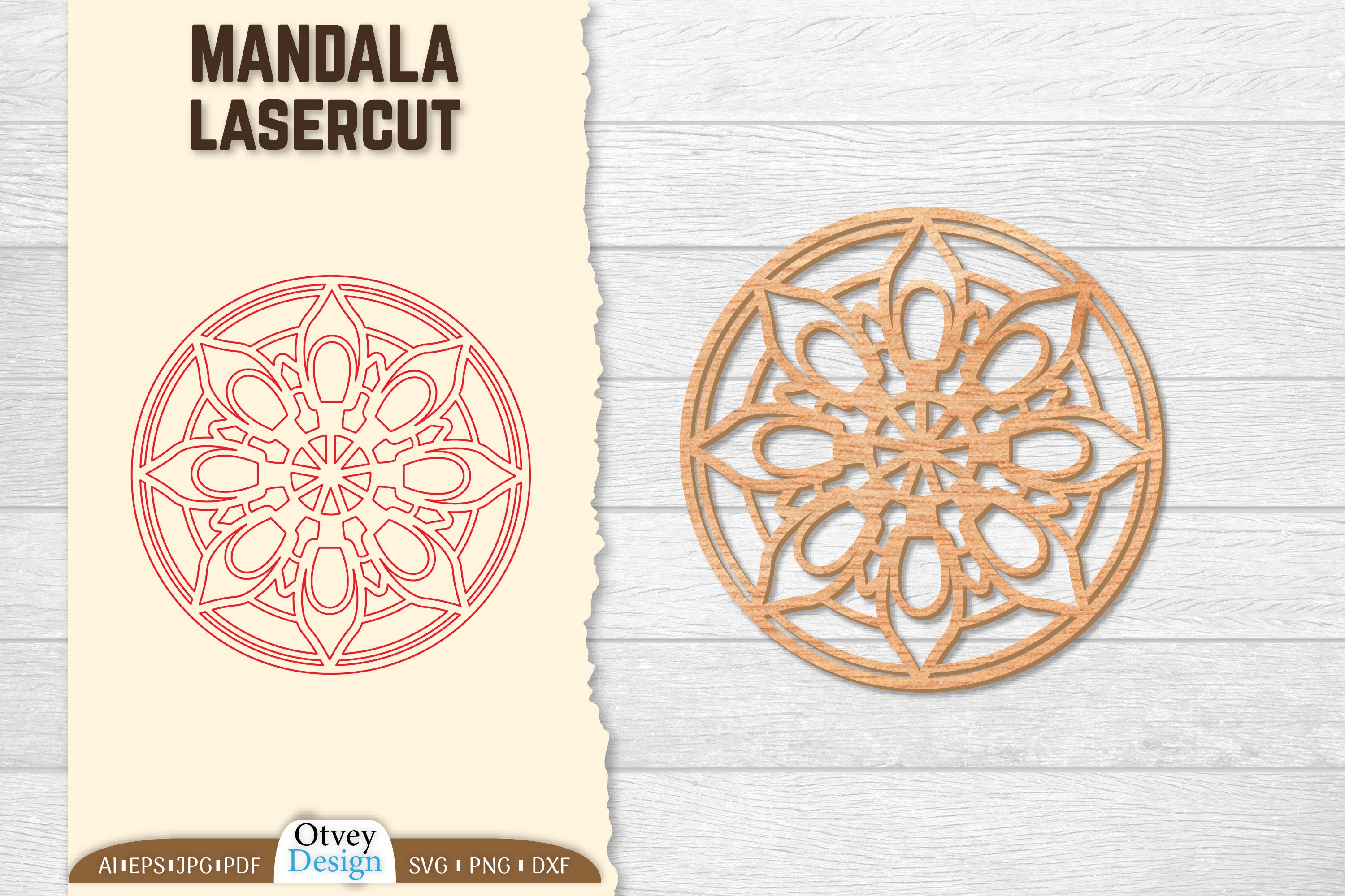 Mandala Lasercut SVG Bundle 8 - CraftNest - Digital Crafting and Art