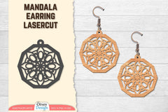 Earring Mandala Lasercut SVG Bundle 63 - CraftNest - Digital Crafting and Art