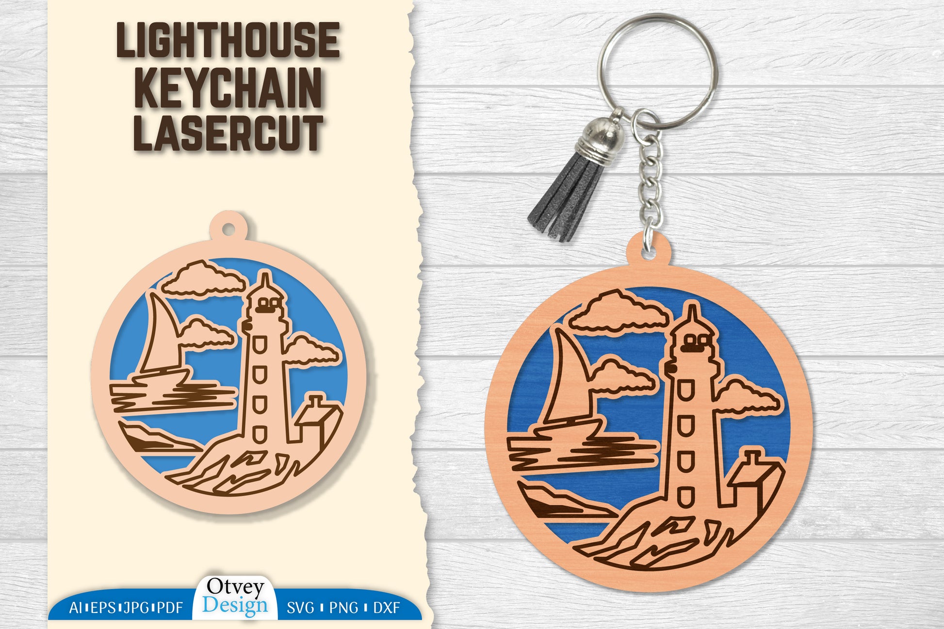 Lighthouse Lasercut Ornament SVG Bundle 13 - CraftNest - Digital Crafting and Art