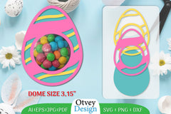 Candy Dome Easter Eggs SVG Bundle 11 - CraftNest - Digital Crafting and Art