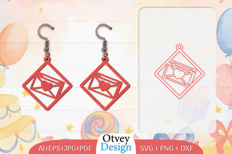 13th Birthday Earrings Lasercut SVG Bundle 4 - CraftNest - Digital Crafting and Art