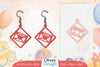 13th Birthday Earrings Lasercut SVG Bundle