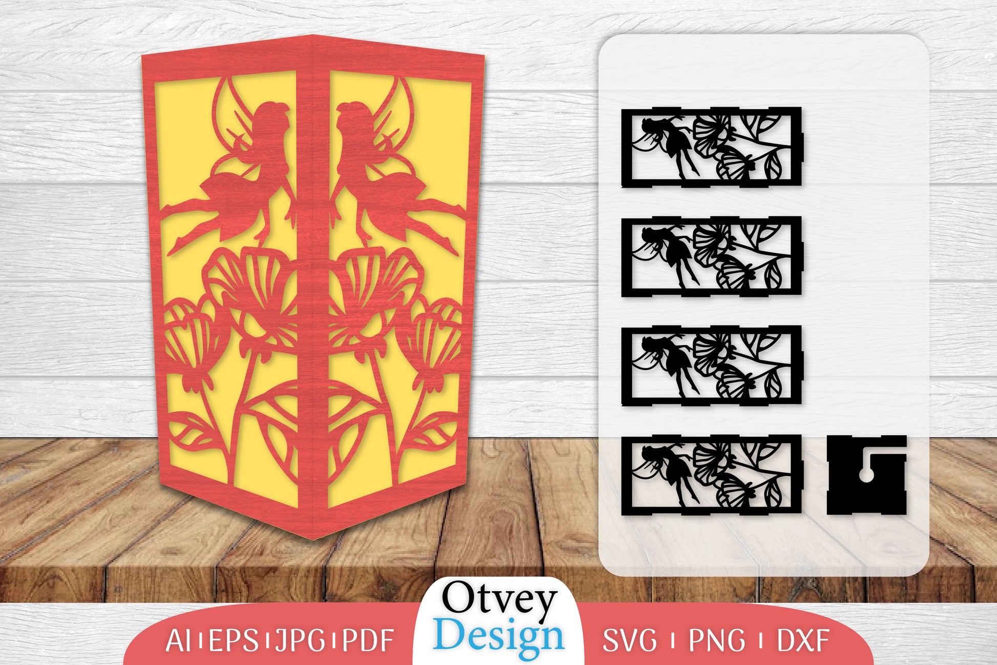 Fairy Lamp Lasercut SVG Bundle 8 - CraftNest - Digital Crafting and Art