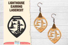 Lighthouse Earring Lasercut SVG Bundle 93 - CraftNest - Digital Crafting and Art