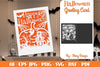 Halloween Scene Greeting Card SVG Bundle