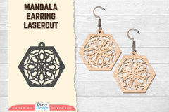 Earring Mandala Lasercut SVG Bundle 47 - CraftNest - Digital Crafting and Art
