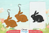 Earring Rabbit Lasercut SVG Bundle