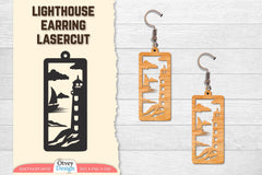 Lighthouse Earring Lasercut SVG Bundle 47 - CraftNest - Digital Crafting and Art