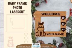 Baby Newborn Photo Frame SVG Bundle 7 - CraftNest - Digital Crafting and Art