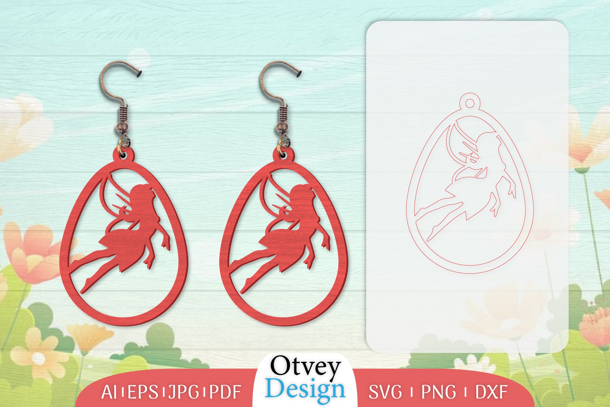 Fairy Earring Lasercut SVG Bundle 40 - CraftNest - Digital Crafting and Art