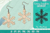 Snowflake Earring Lasercut SVG Bundle