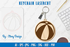 Ball Keychain SVG Bundle 9 - CraftNest - Digital Crafting and Art