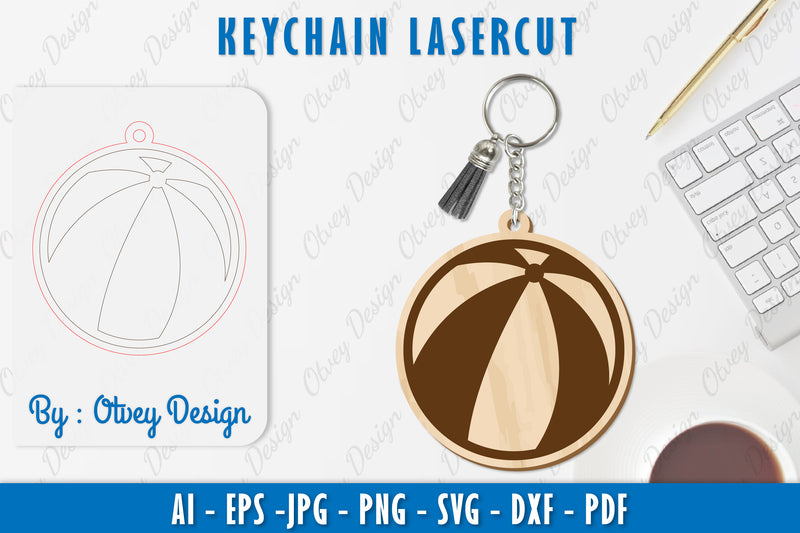 Ball Keychain SVG Bundle 9 - CraftNest - Digital Crafting and Art