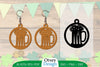 St Patrick's Day Earring Lasercut SVG Bundle