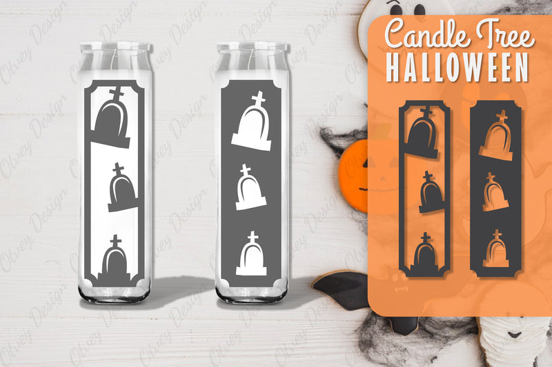 Halloween Candle Tree Design SVG Bundle 29 - CraftNest - Digital Crafting and Art