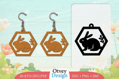 Earring Rabbit Lasercut SVG Bundle 80 - CraftNest - Digital Crafting and Art