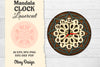 8 Clock Mandala Lasercut SVG Bundle