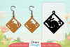 Earring Rabbit Lasercut SVG Bundle