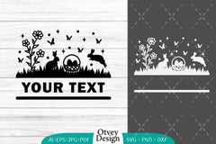 Easter Bunny Garden Scene SVG Bundle 15 - CraftNest - Digital Crafting and Art