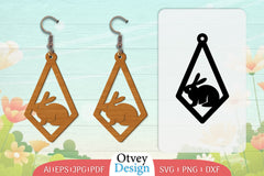 Earring Rabbit Lasercut SVG Bundle 62 - CraftNest - Digital Crafting and Art