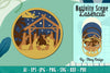 Nativity Scene Religious Christmas Layered Papercut Lasercut SVG Bundle