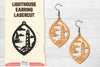 Lighthouse Earring Lasercut SVG Bundle