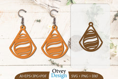 Happy Easter Egg Earring Lasercut SVG Bundle 47 - CraftNest - Digital Crafting and Art