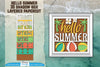Hello Summer 3D Shadow Box Papercut SVG Bundle