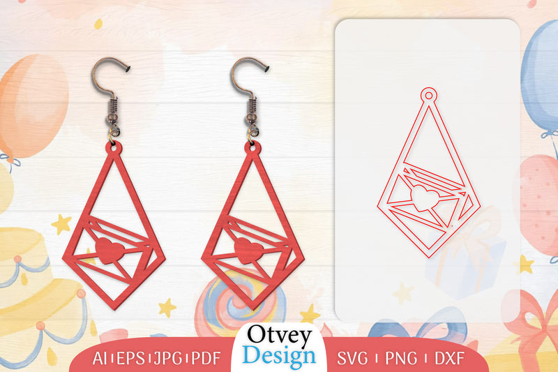 Birthday Earrings Lasercut SVG Bundle 15 - CraftNest - Digital Crafting and Art