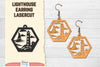 Lighthouse Earring Lasercut SVG Bundle