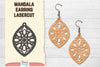 Earring Mandala Lasercut SVG Bundle