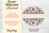 Flower Welcome Slip Lasercut SVG Bundle