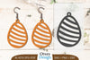 Happy Easter Egg Earring Lasercut SVG Bundle