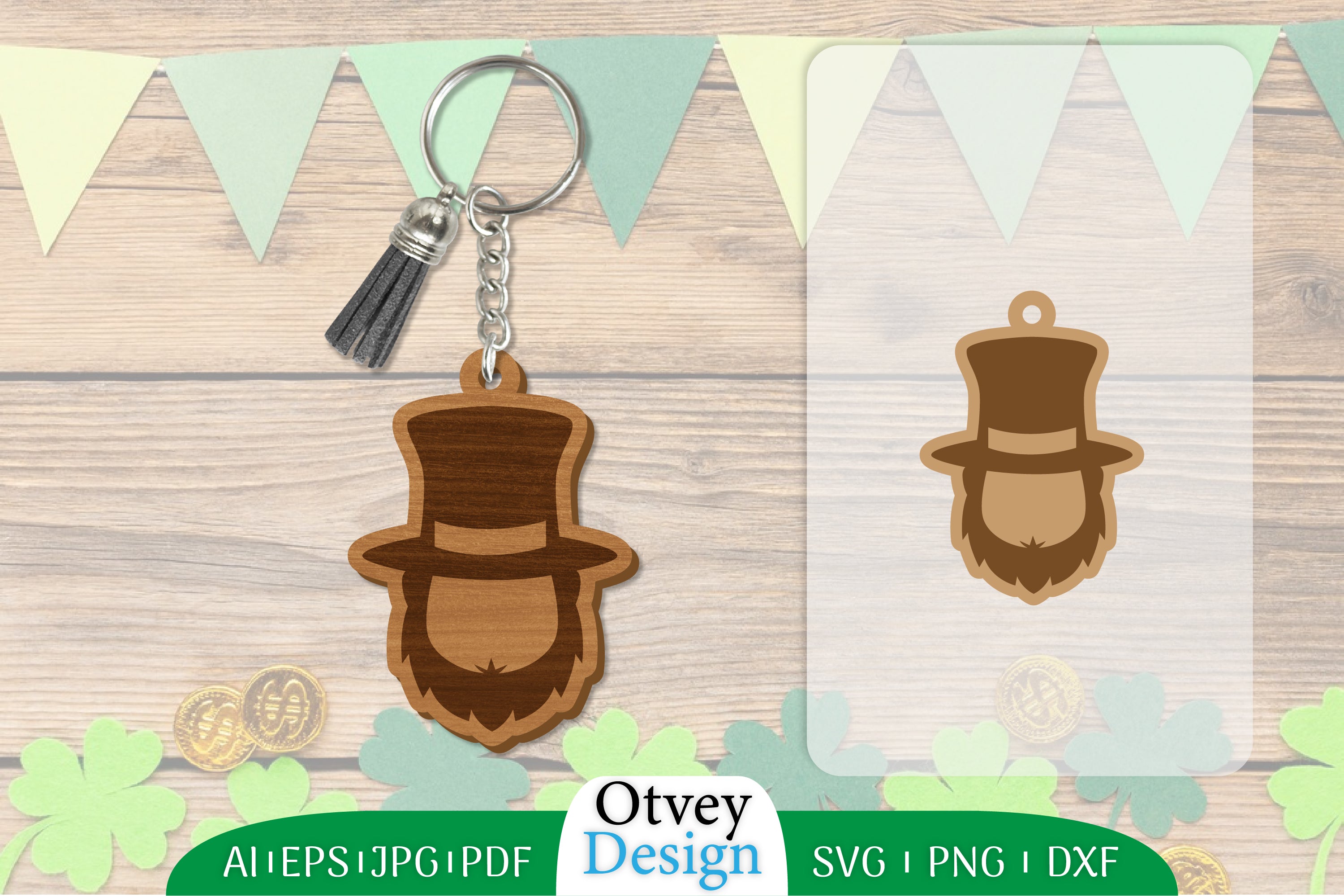 St Patrick's Day Keychain SVG Bundle 8 - CraftNest - Digital Crafting and Art