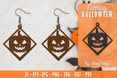 Earring Halloween Lasercut SVG Bundle 232 - CraftNest - Digital Crafting and Art