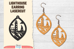 Lighthouse Earring Lasercut SVG Bundle 36 - CraftNest - Digital Crafting and Art